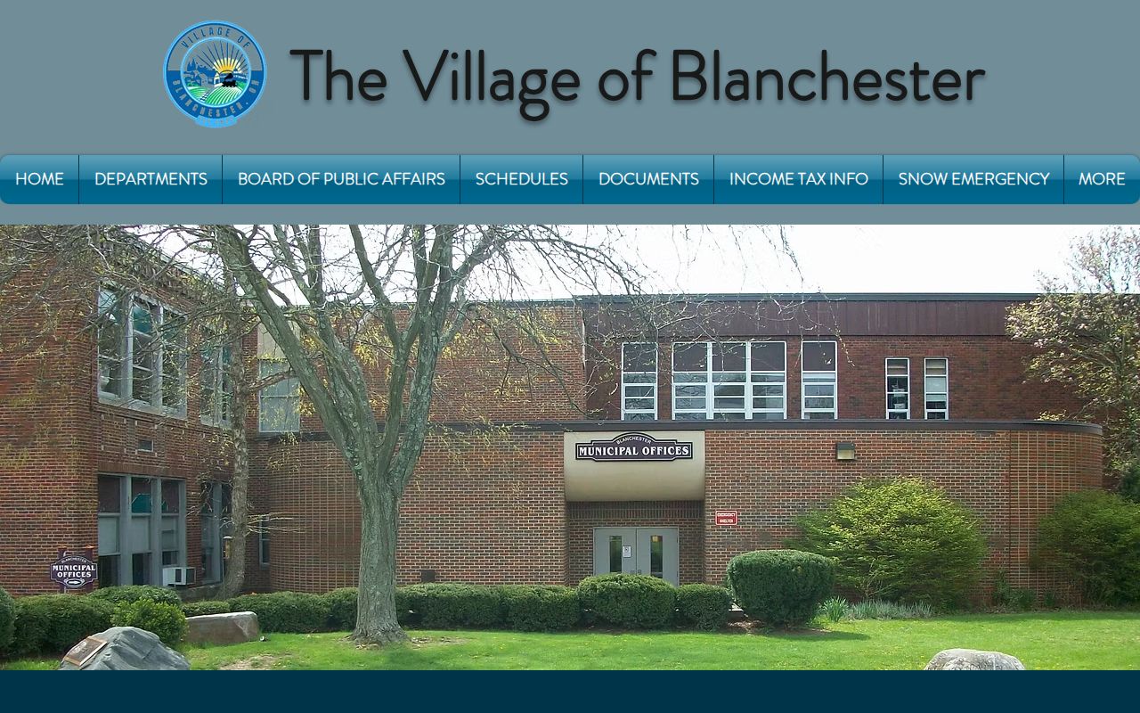 Blanchester court docket village municipal building context