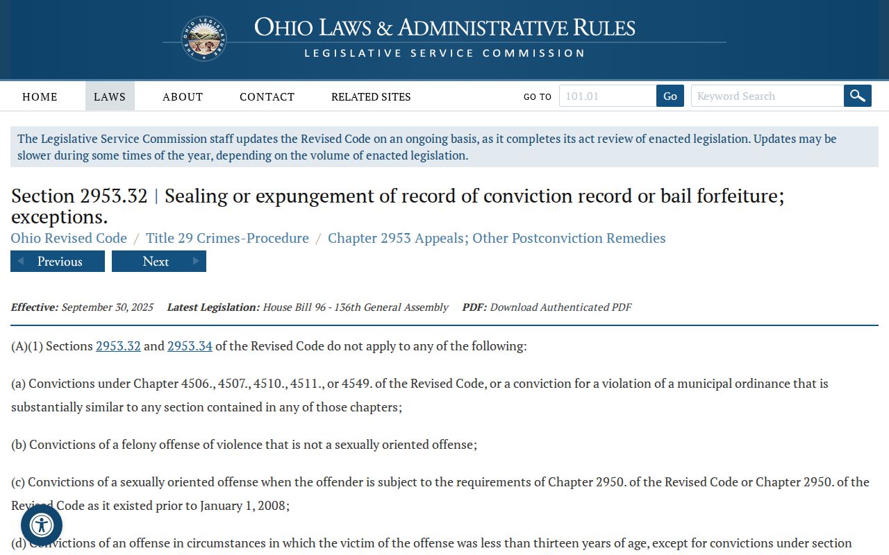 Clinton County criminal docket adult sealing and expungement statute